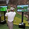 Nintendo Wii Golf being used as Novely Entertainment makes events fun and engaging