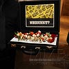 Special and novel culinary briefcase provides a special flair from our hospitality team at nyc events