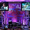 Realistic Rock band stage available for rental for events will provide real novelty entertainment