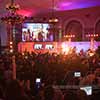 Musical act performing liveat Samsung Smart TV event